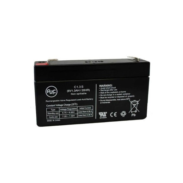 Battery Clerk AJC Axon 930 6V 1.3Ah Medical Battery AXON-930 - main